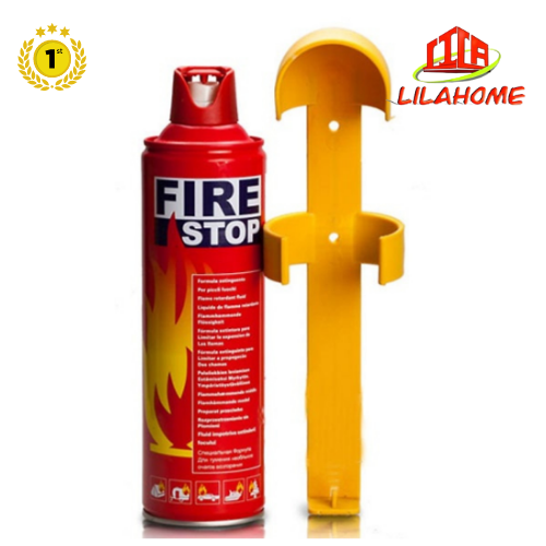 Bình Chữa Cháy/Cứu Hỏa Mini Firestop 500ml Cao Cấp Dùng Cho Xe Hơi - Chính Hãng