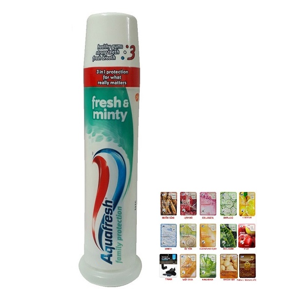 Kem đánh răng trắng sáng AQUAFRESH