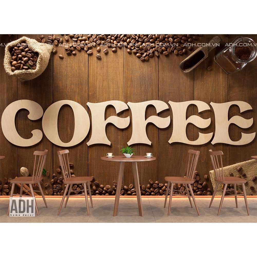 Tranh dán tường cafe - trà sữa CF05