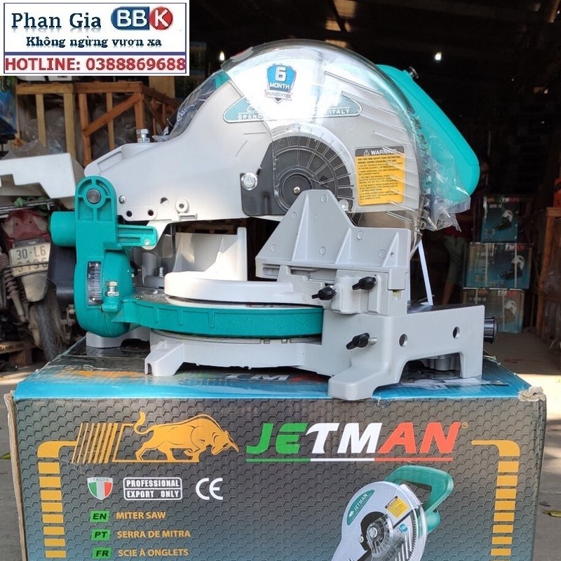 Máy Cắt Nhôm Trực Tiếp JETMAN 255mm 1800W Chính Hãng - Bảo Hành 1 Năm