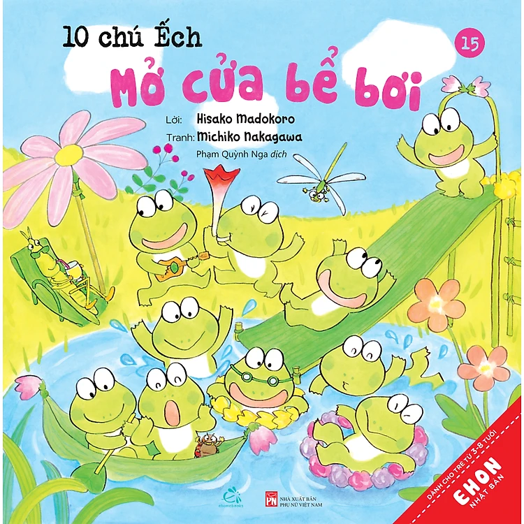 Sách Ehon 10 Chú Ếch Combo + Lẻ Cuốn