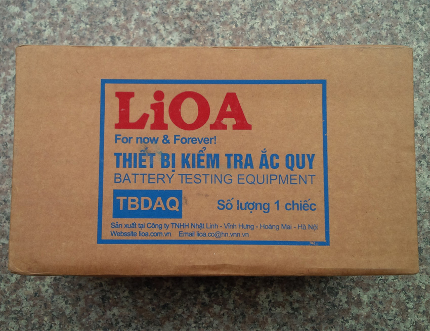 Máy Kiểm Tra Bình Ắc Quy LiOA Chính Hãng - TBDAQ