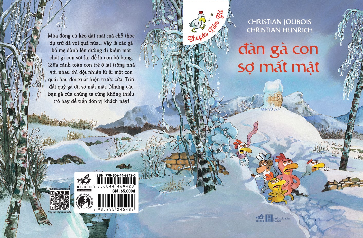 Sách Chuyện Xóm Gà - Đàn Gà Con Sợ Mất Mật
