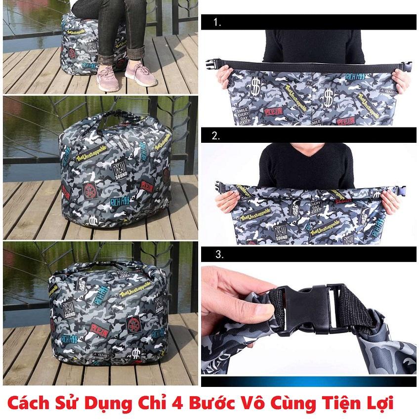 Túi Đựng Đồ Câu Cá,Túi Đi Giã Ngoại Cao Cấp Sanami Fishing - Thùng Đựng Câu Cá,Rọng Đựng Cá Tiện Lợi STDC-9