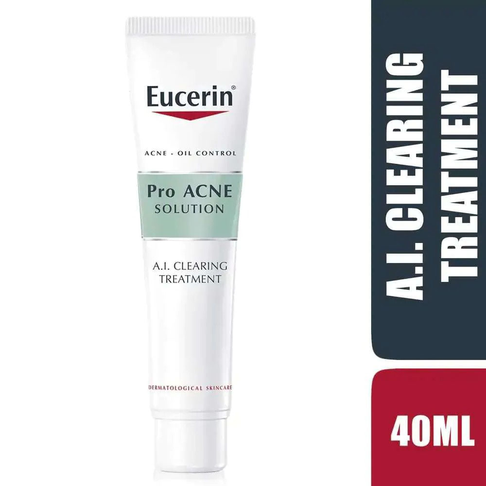 Gel Eucerin Giảm Mụn Viêm Sau 1 Tuần A.I. Clearing Treatment 40ml