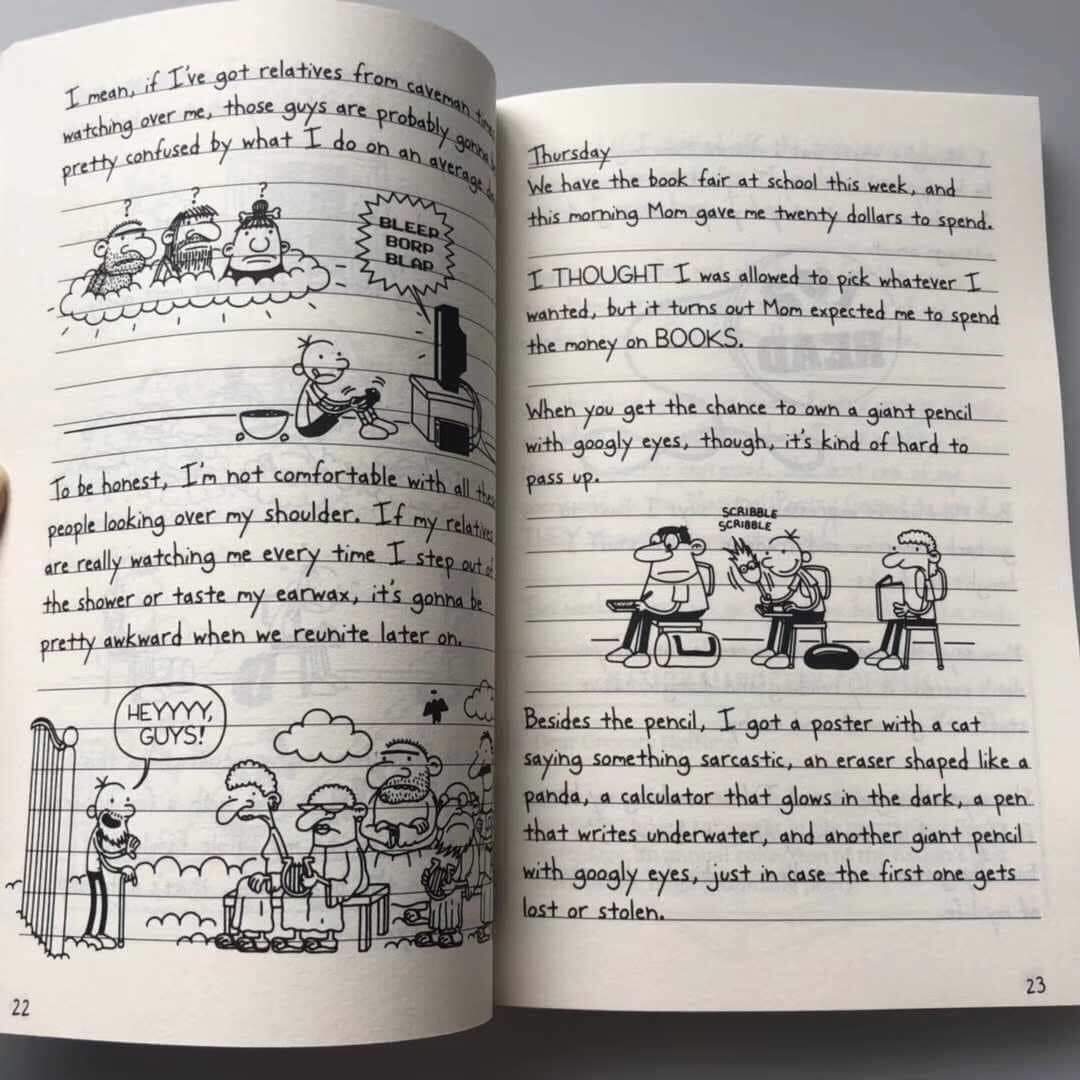 Diary of a wimpy kid bộ nhập 21q box set collection