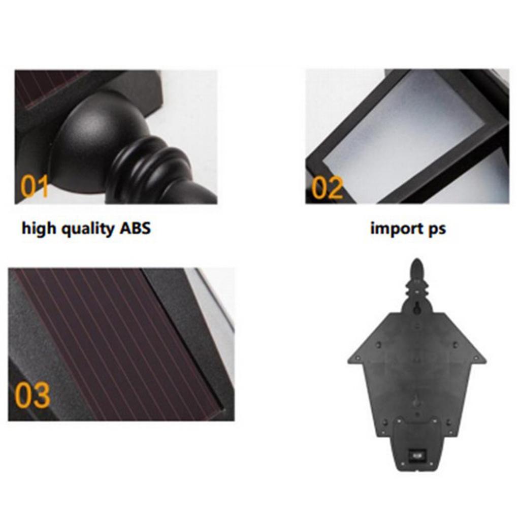 Solar Power Spotlight Outdoor Solar Lights Motion Sensor Wall Lights