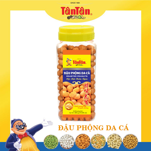 Đậu phộng Da Cá Tân Tân hủ 300g ( Combo 3 Hũ 300gx3 )