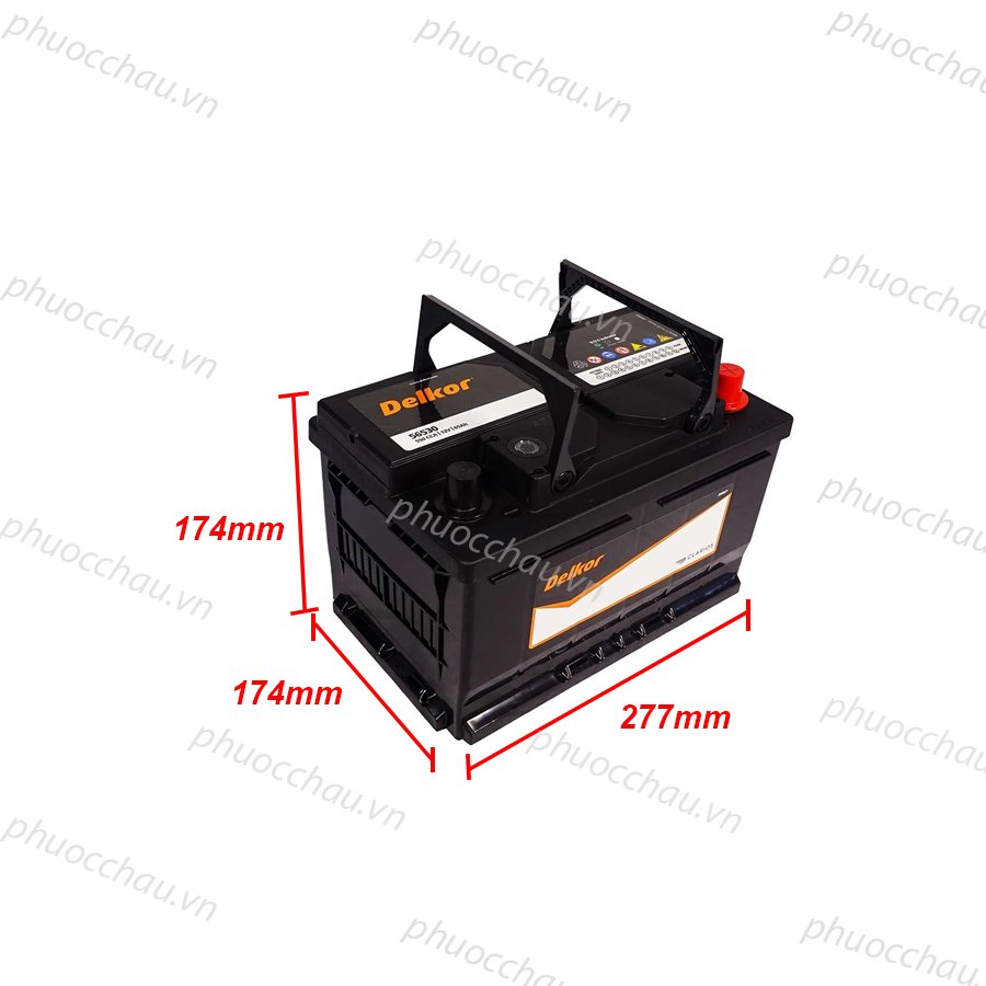 Ắc Quy Delkor  DIN 56530 (12V - 65Ah)