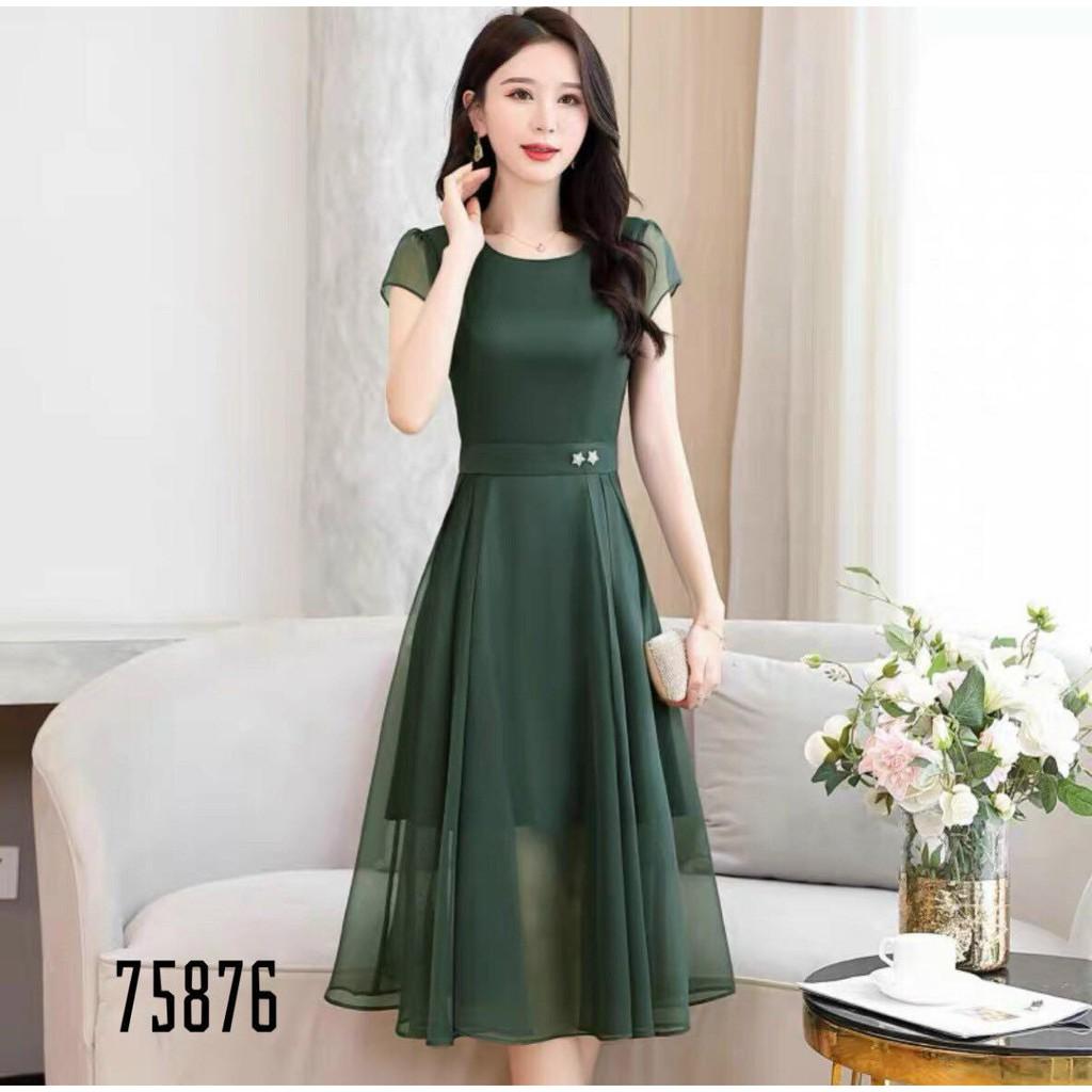ĐẦM XÒE VOAN DỰ TIỆC DUYÊN DÁNG SANG TRỌNG