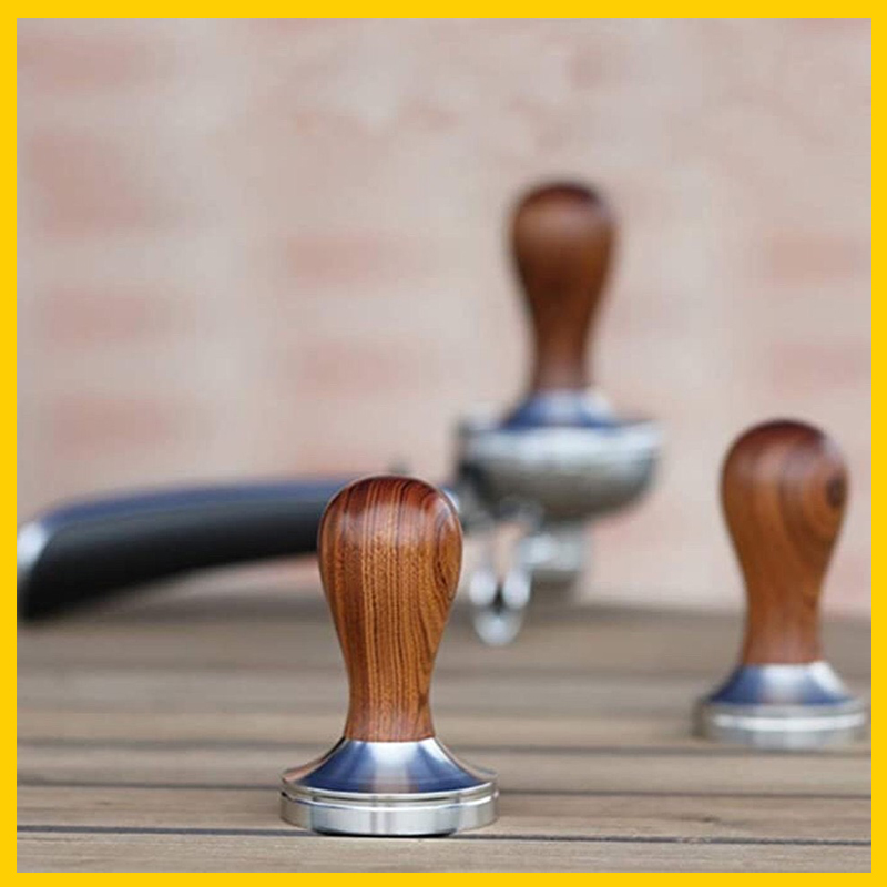 Tamper 58.5 mm | Tay nén cà phê máy Espresso đáy nén 58.5mm