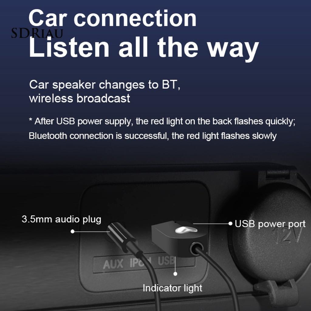 *QCDZ* C002 USB Bluetooth Adapter Wireless Bluetooth 5.0 Handsfree Navigation BT Audio Receiver for Car