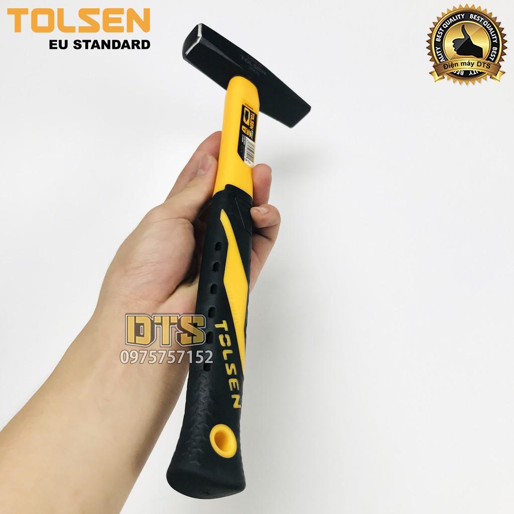 Búa gò, búa đầu vát cán nhựa chống trượt 300g TOLSEN - Tiêu chuẩn xuất khẩu châu Âu