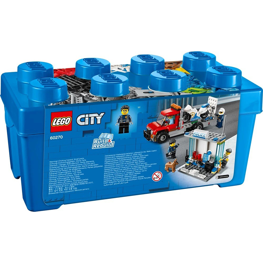 Đồ Chơi Lắp Ráp Lego City Thùng Gạch Cảnh Sát 60270