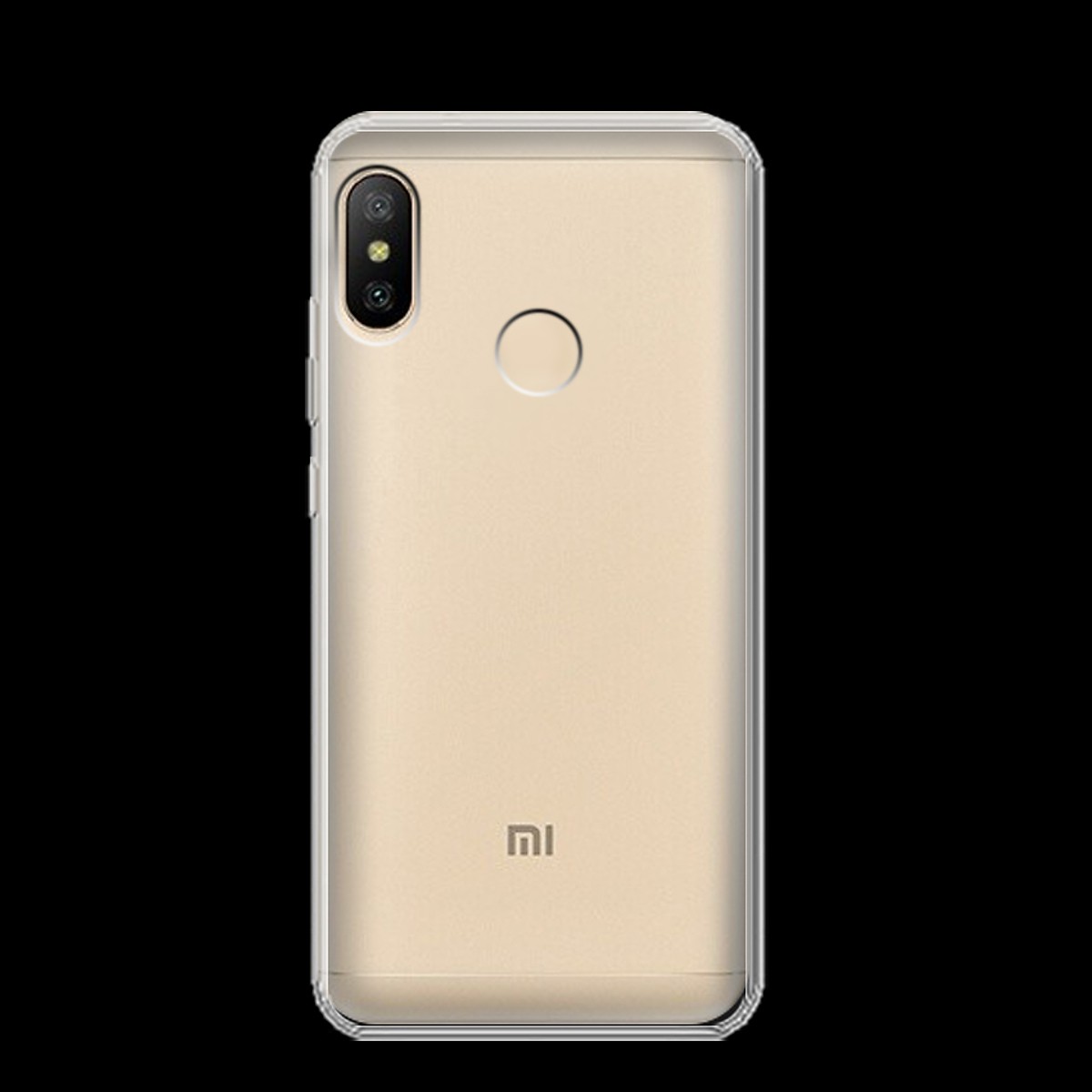 Ốp lưng dẻo silicone trong suốt dành cho Xiaomi Redmi 6 Pro