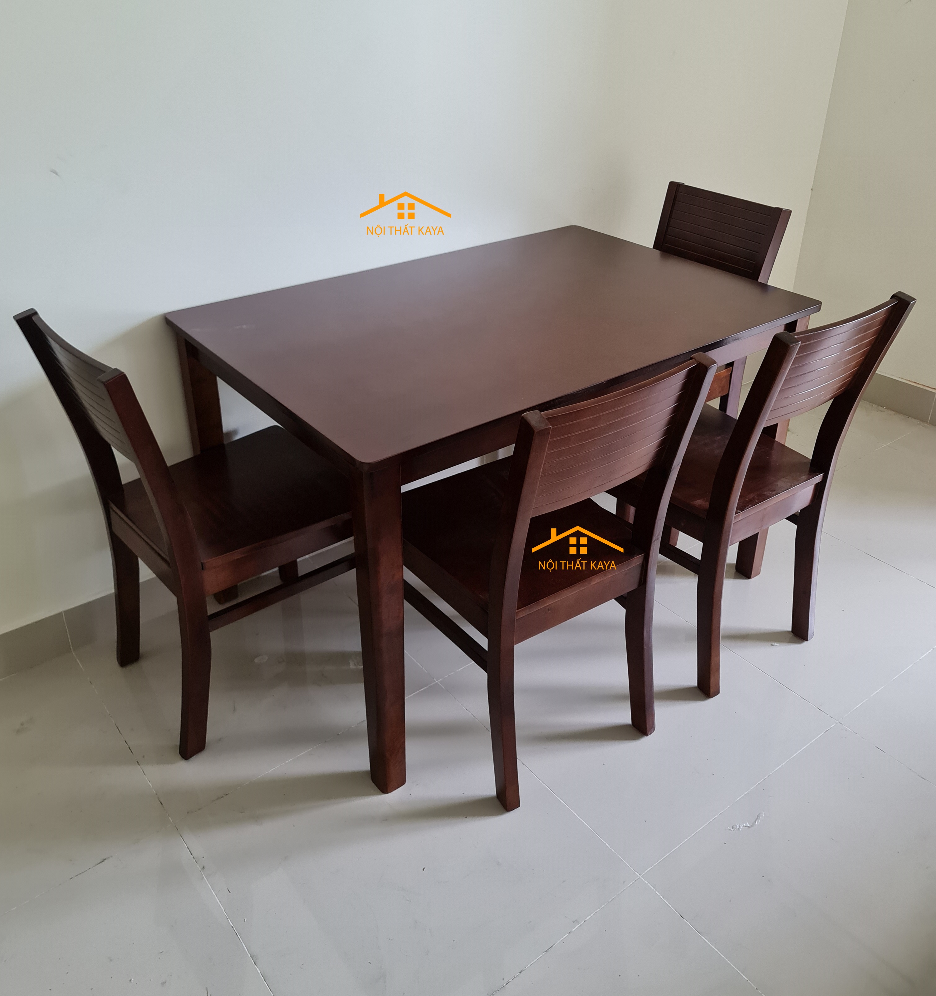 Bộ Bàn Ăn CHERRY 4 Ghế (Trắng)