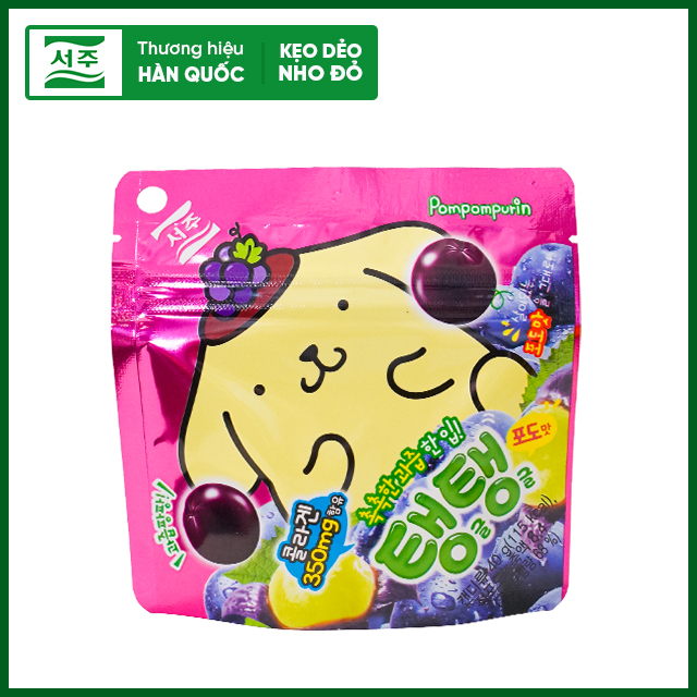 Kẹo dẻo vị nho đỏ Seoju Hàn Quốc (40g)
