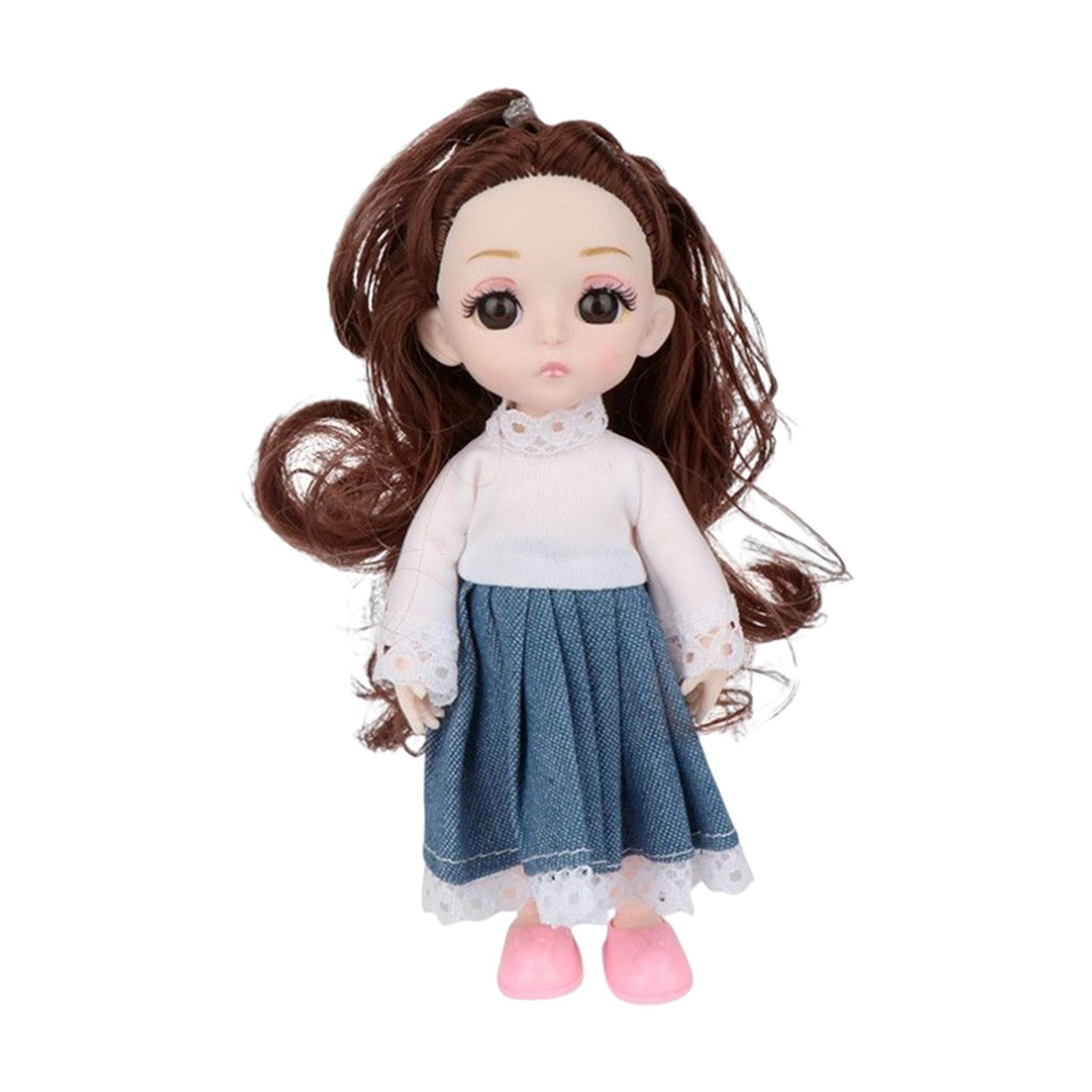 doll figure toy with clothes shoes birthday gifts Style A