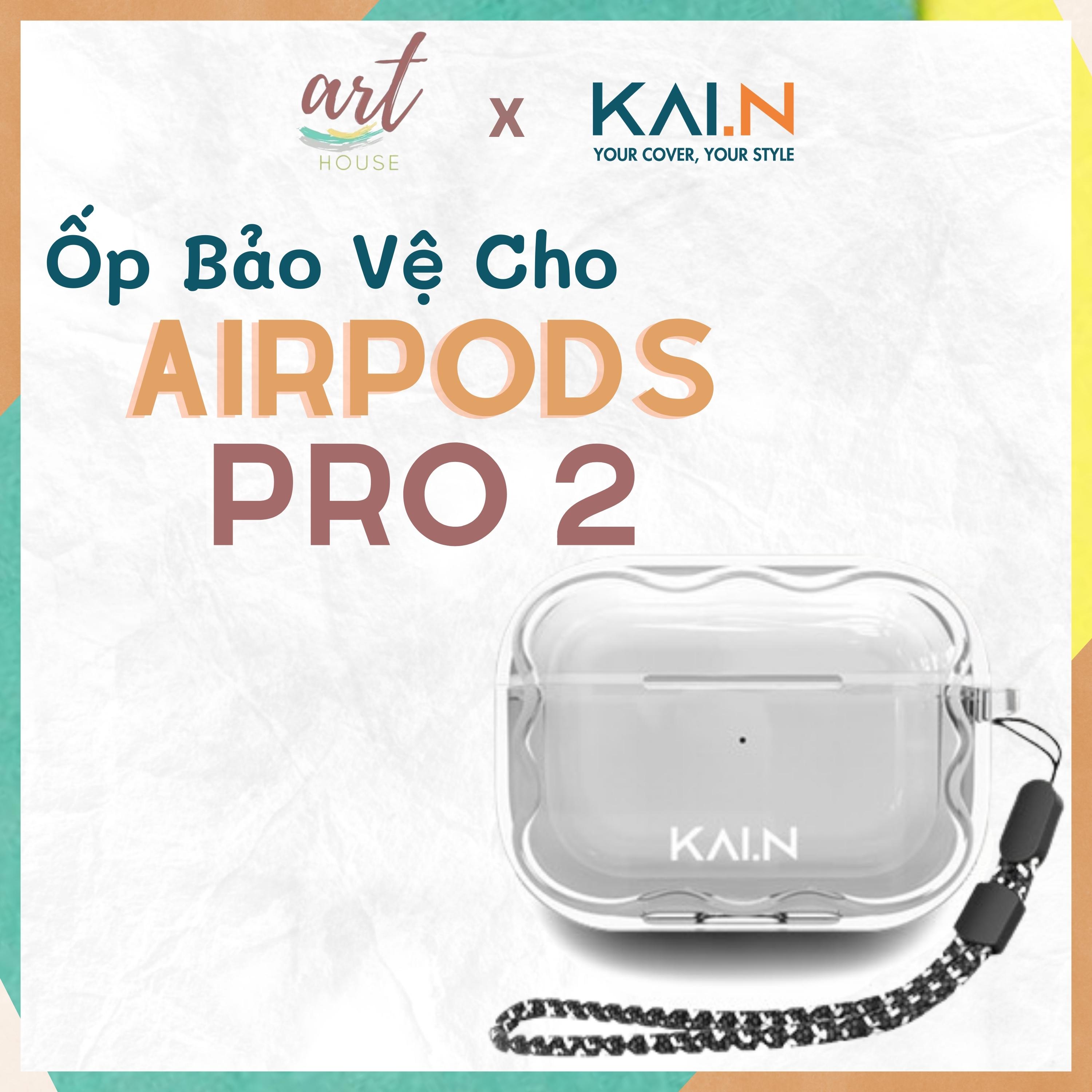 Ốp Bảo Vệ Sạc Tai Nghe Dành Cho Airpods Pro 2 - WAVE TPU - Art House x Kai.N - Hàng Chính Hãng