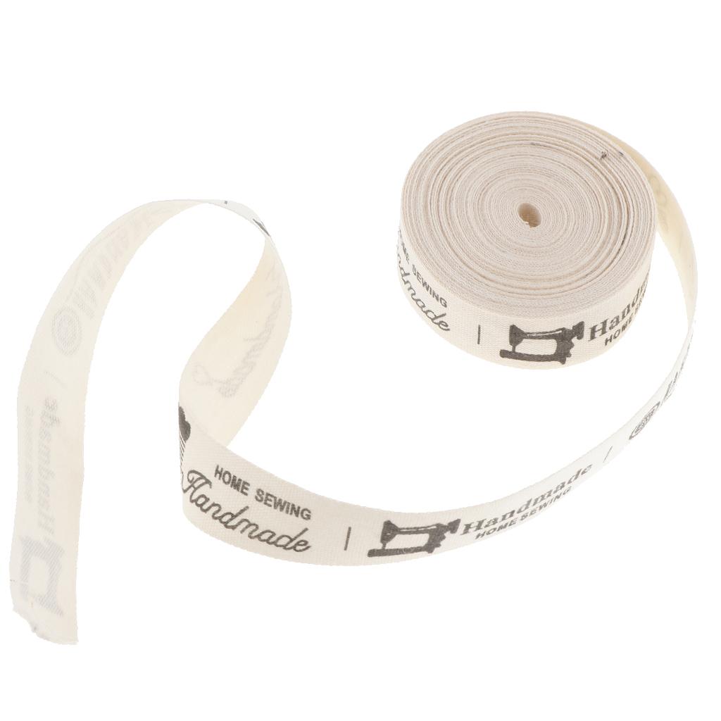5yd x 15mm Handmade Cotton Fabric Ribbon Gift Wrapping Craft Decoration