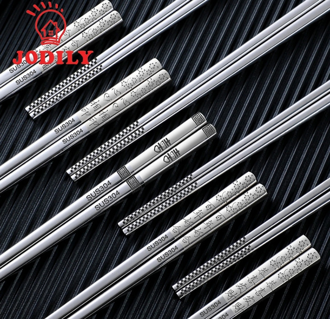 HỘP 10 ĐÔI ĐŨA INOX 304 - CAO CẤP - SANG TRỌNG - NGUYÊN KHỐI INOX 304