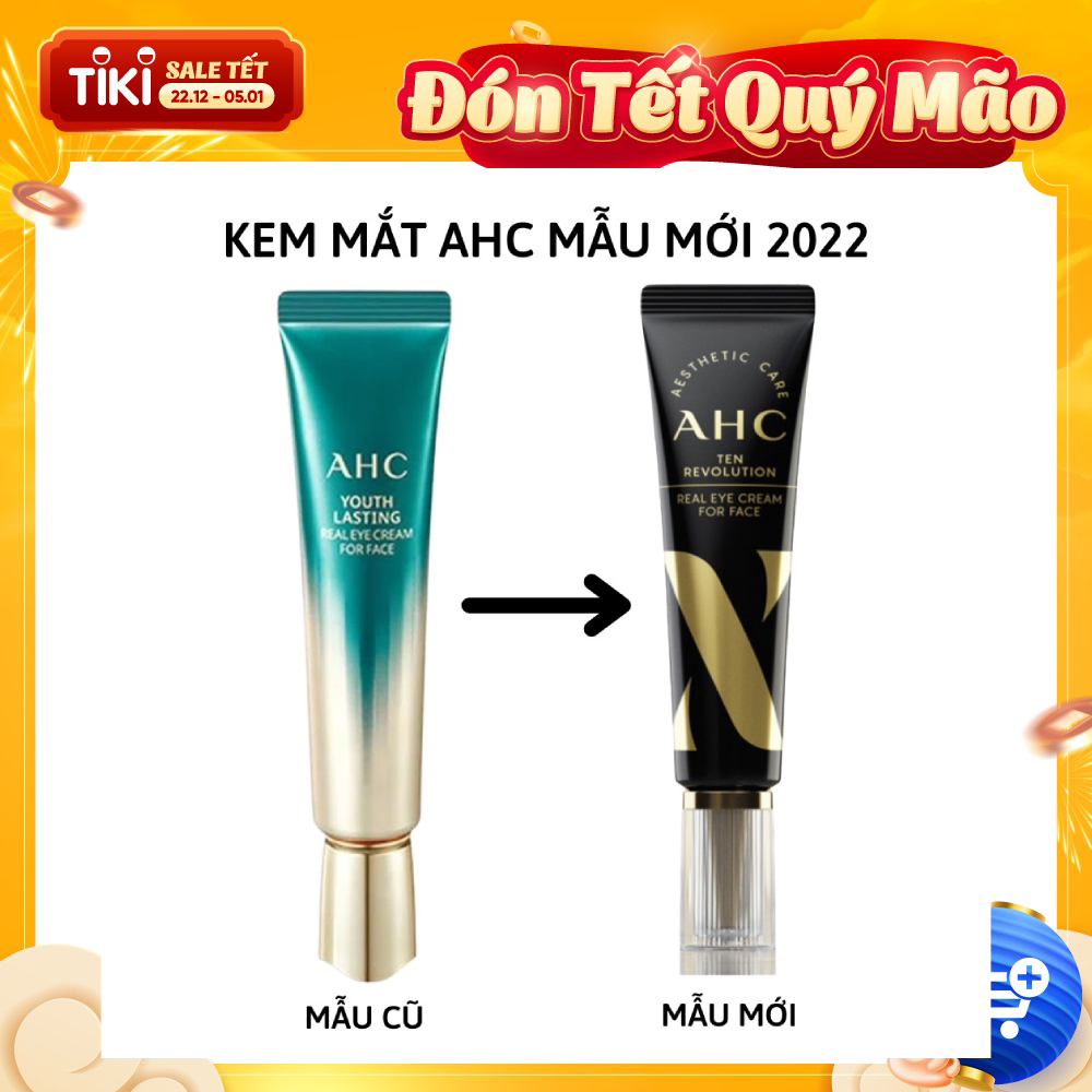 Kem Dưỡng Mắt Chống Lão Hoá AHC Youth Lasting Real Eye Cream For Face 12ml