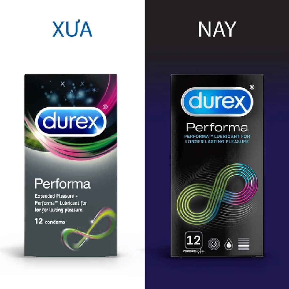 Hình ảnh Combo 2 Bao cao su Durex Performa 12 bao 