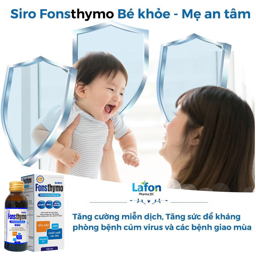 Siro Fonsthymo - Tăng cường sức đề kháng, tăng cường hệ tiêu hóa giúp ăn ngon