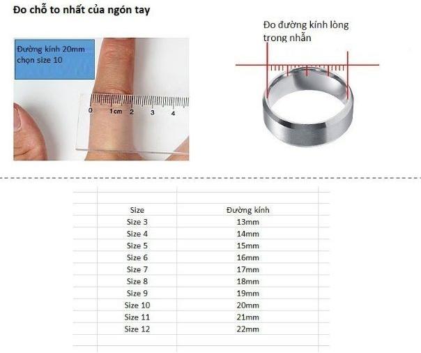 Bộ 2 Chiếc Nhẫn Titan Ko Rỉ TT 2044