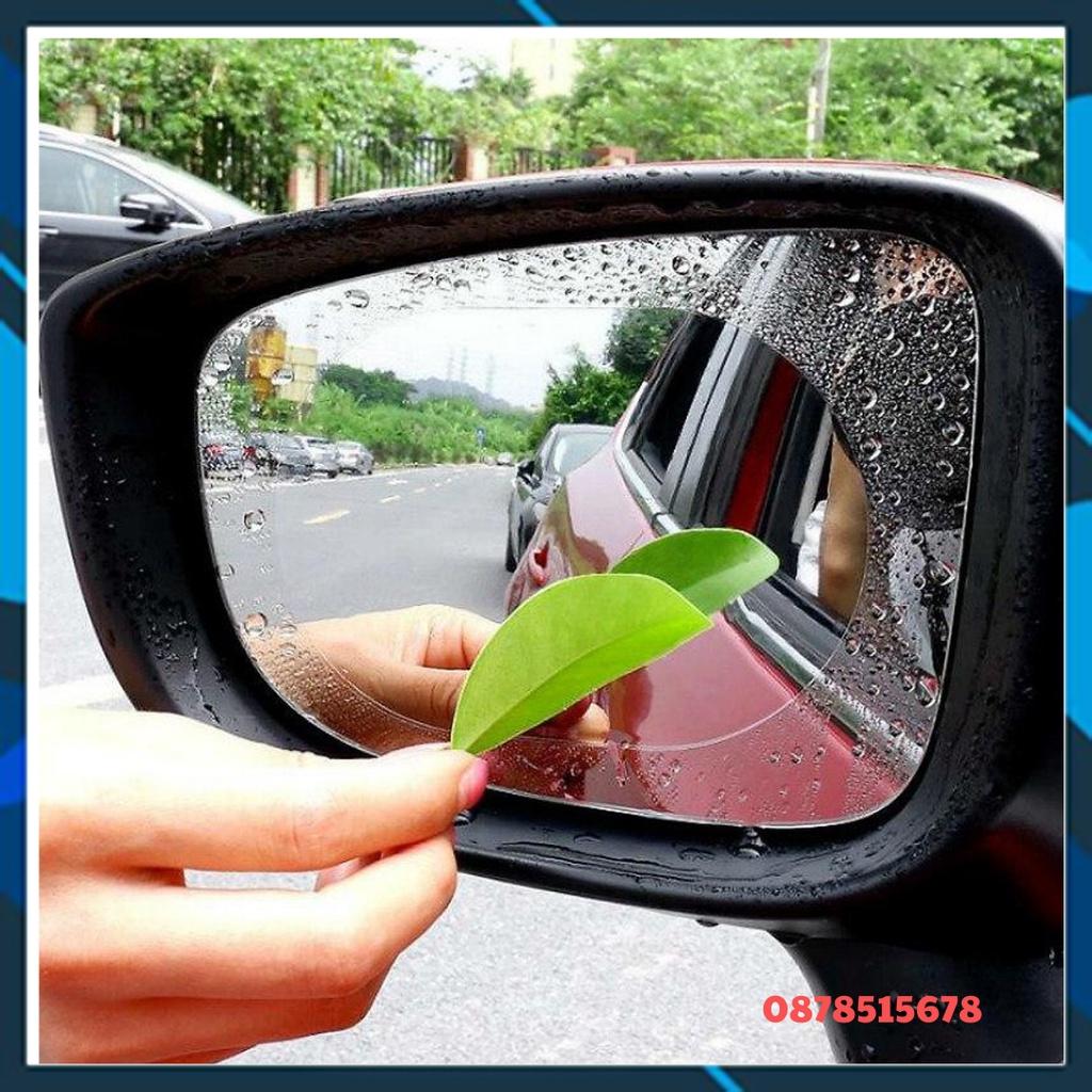 Bộ 2 Miếng Dán Gương Kính Ô tô, Xe Hơi - Chống Mưa Chống Đọng Nước Gương Chiếu Hậu Siêu Tiện Ích