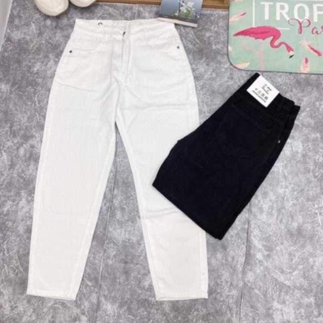 ️ Quần baggy bò 2 màu trắng, đen. Size S M L