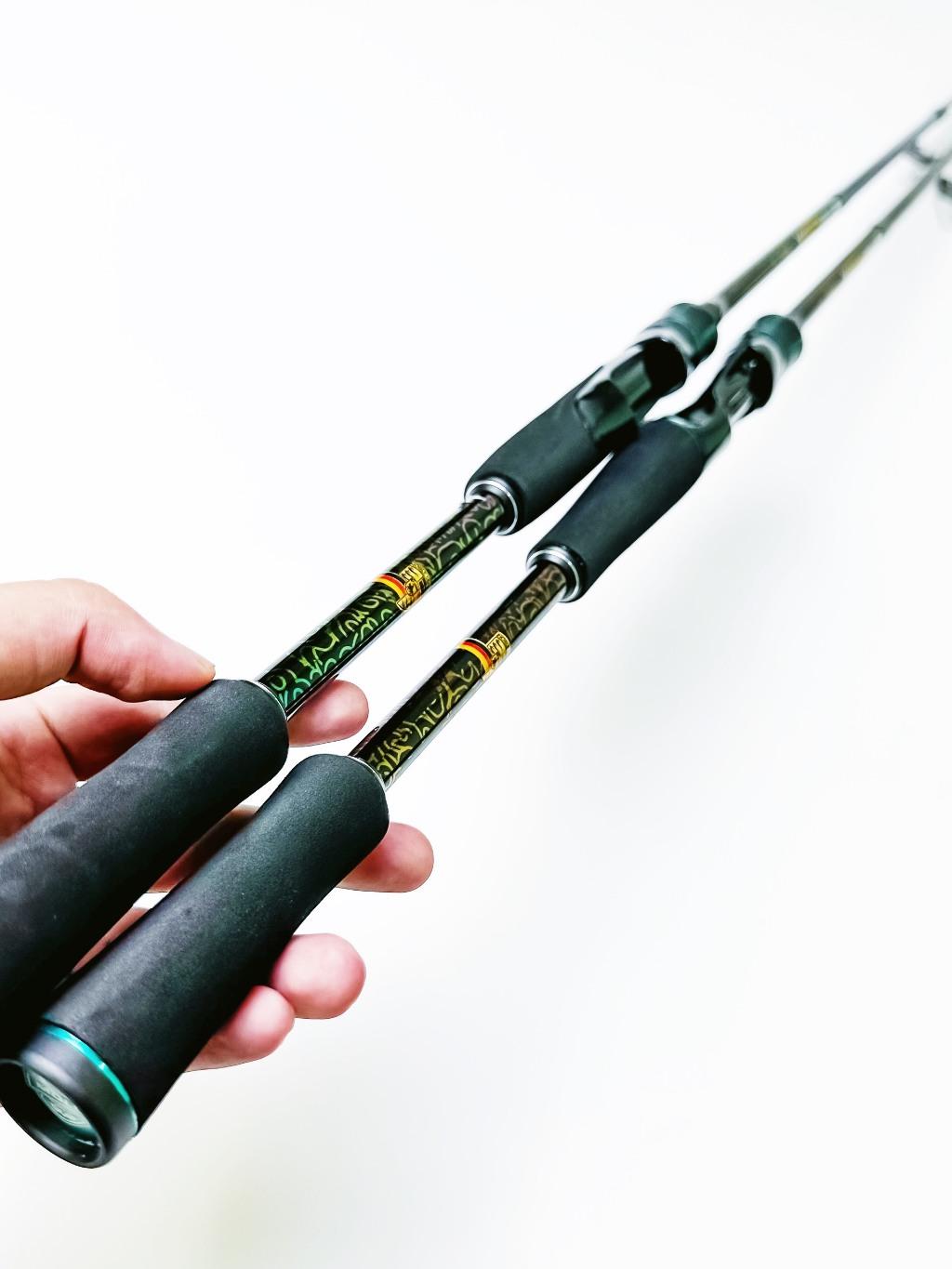 Cần Câu Lure Danh Chấn Thiên Hạ Độ Cứng M khoen Fuji CM15 Carbon Xoắn Cao Cấp tải tĩnh 3kg