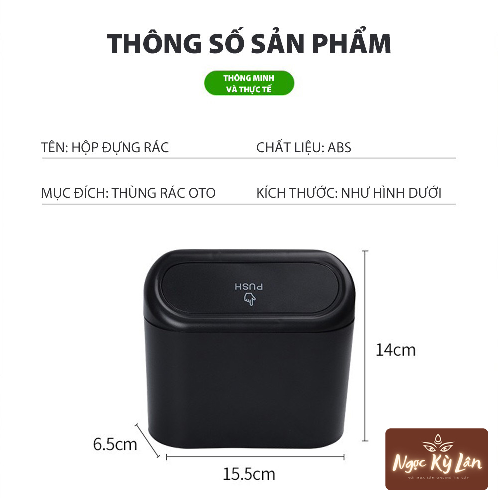 Thùng Rác Mini Để Trên Xe Ô Tô, Văn Phòng