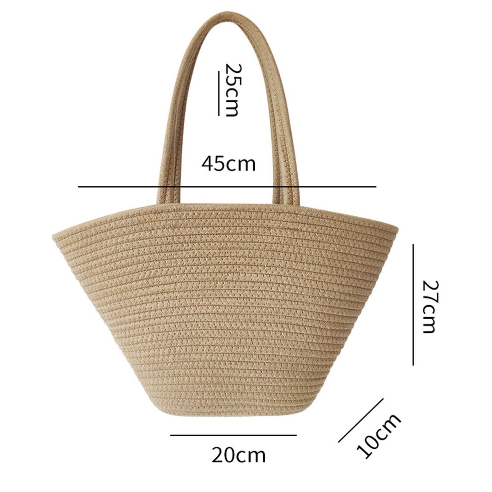 Women Shoulder Bag Large Capacity Beach Tote Bag for Shopping Outdoor Travel