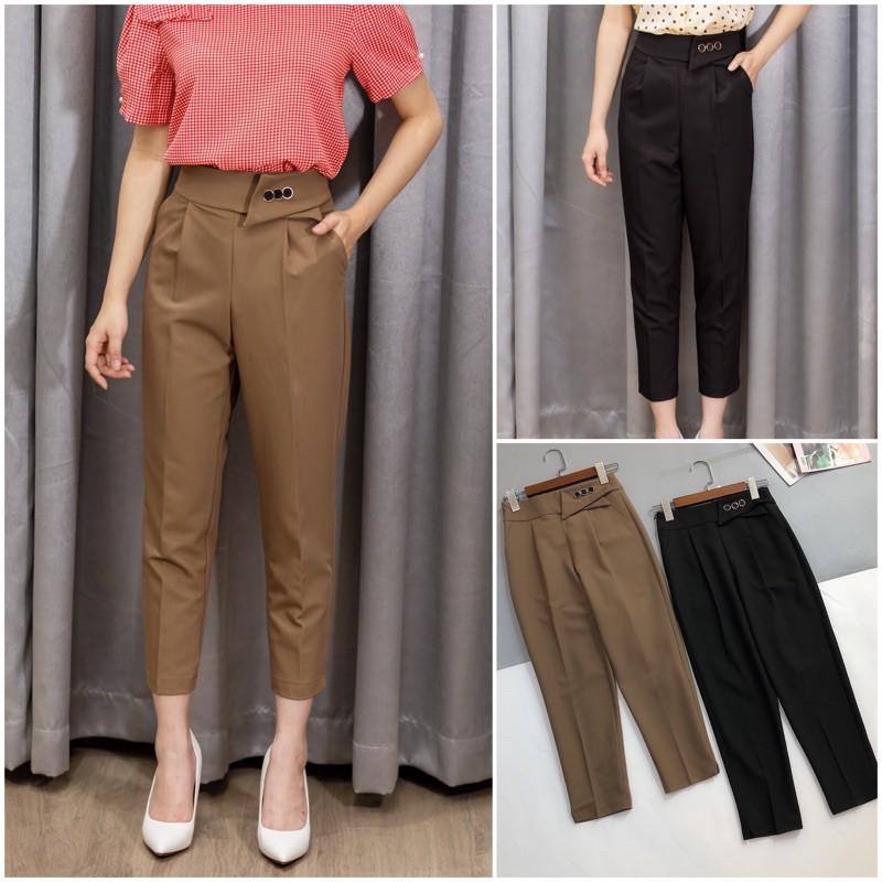 Quần baggy đai khuy kiểu mới hàng cao cấp