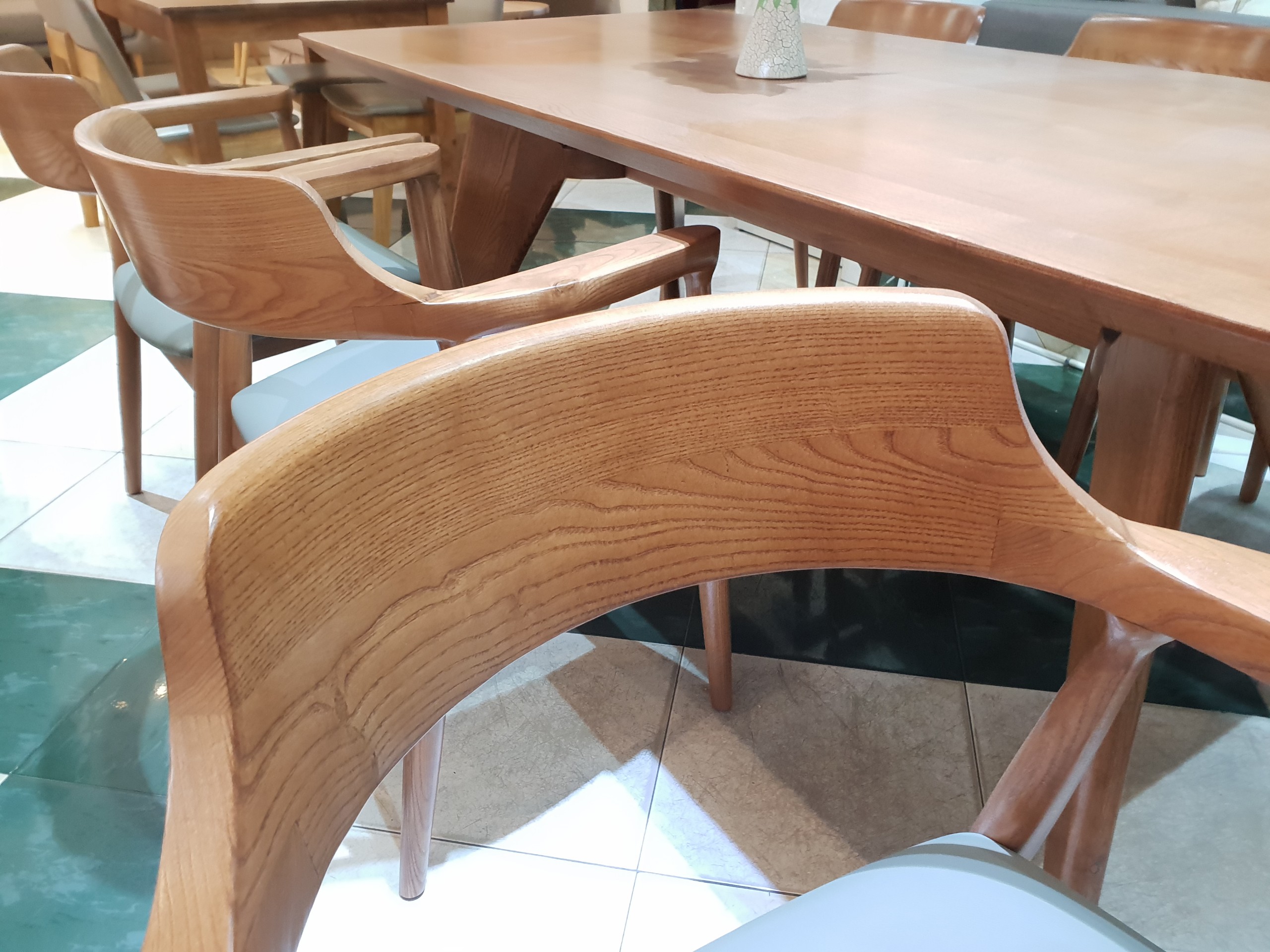 Bộ ghế ăn gỗ sồi tự nhiên (Nâu)