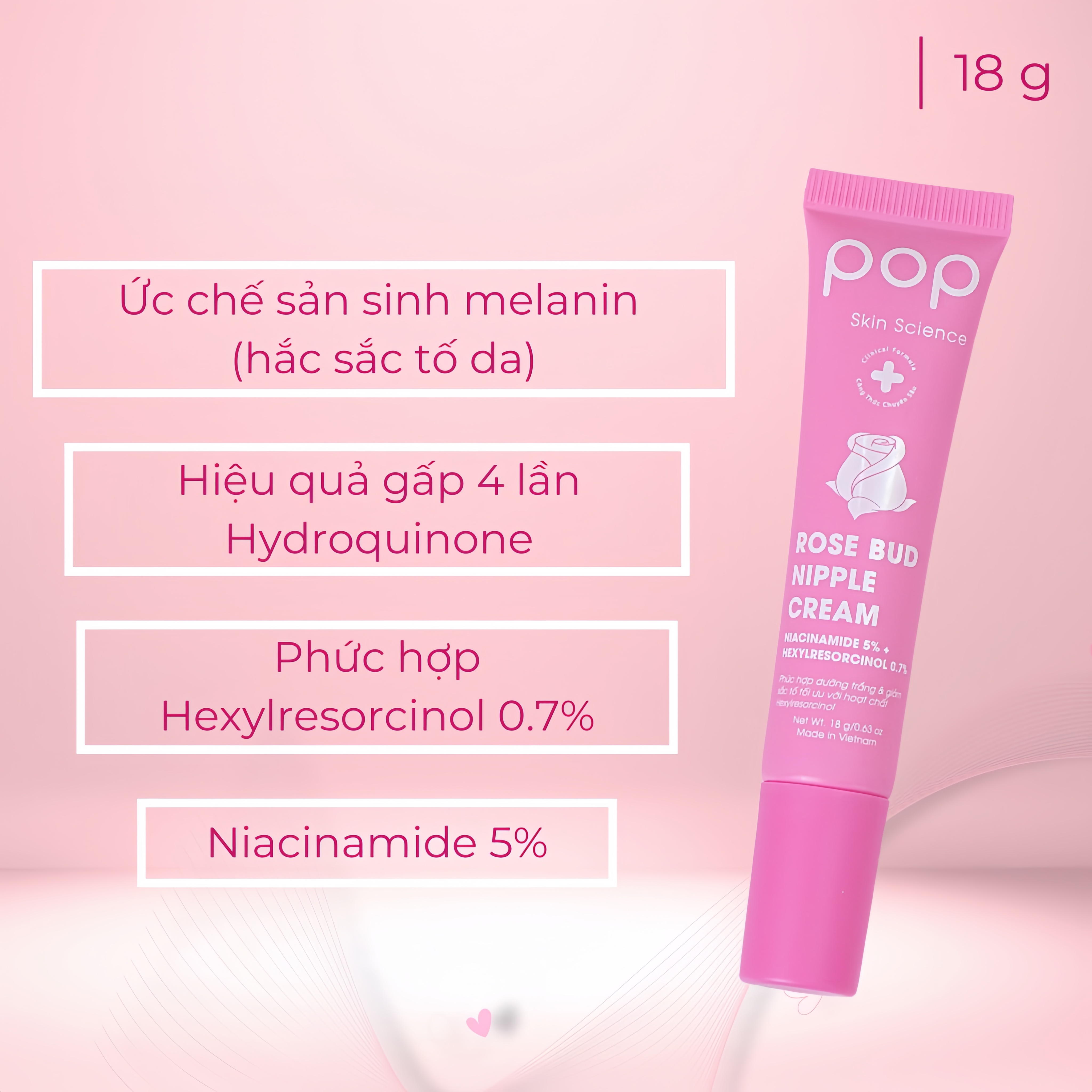 Kem Dưỡng Hồng Ti Nụ Hồng POP