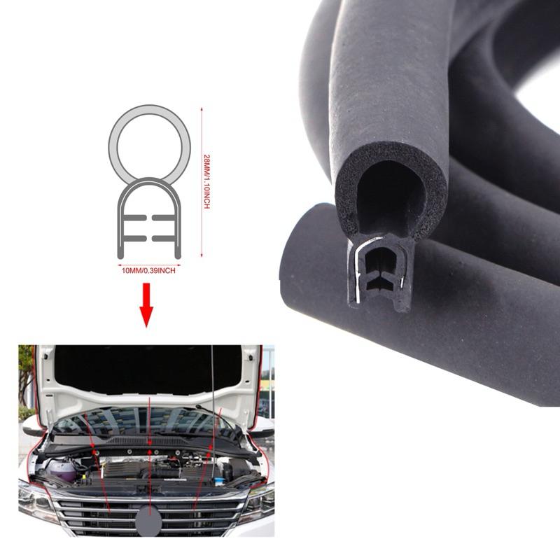 Gioăng Chữ U Nẹp Cửa Ô Tô Tải, xe Van, xe Kia, Suzuki, Toyota Cốp Xe, Tủ Điện, Tủ Sắt Có Rãnh Khí - Đệm khí ở sườn