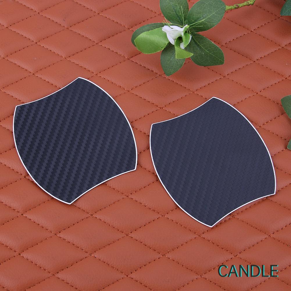 Bộ 4 Miếng Dán Sợi Carbon Chống Trầy Cho Tay Nắm Cửa Xe Hơi