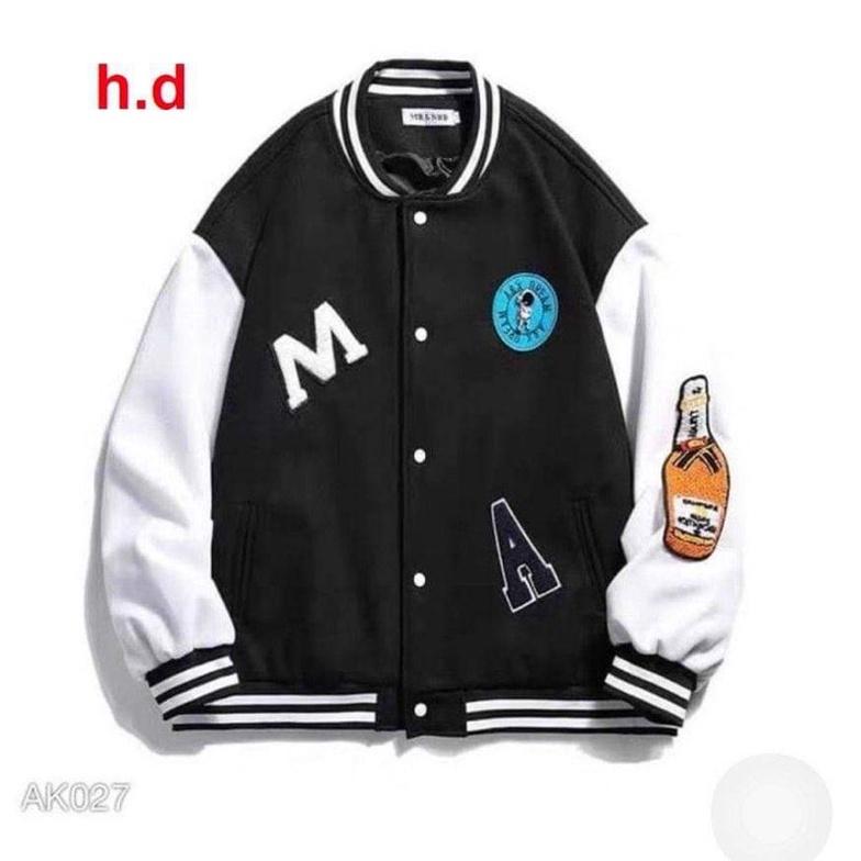 Áo Bomber chai nước in tay HD6