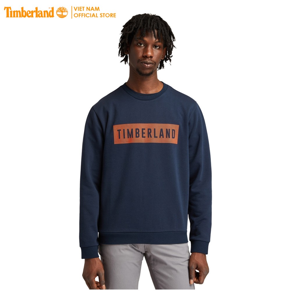 Original Áo Thun Dài Tay Nam Timberland Oyster River Brand Carrier Sweatshirt TB0A43G2