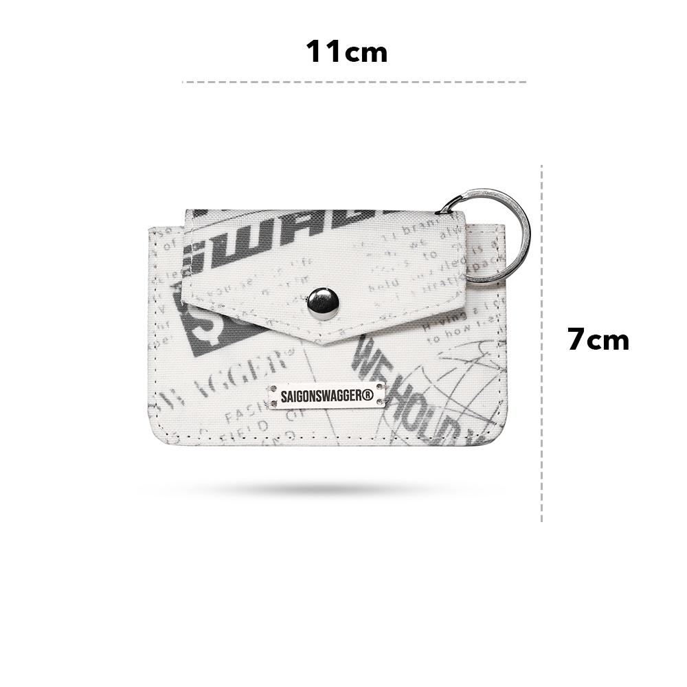 Móc Khóa Ngang In Báo SAIGON SWAGGER Journal Flap Card Keychain