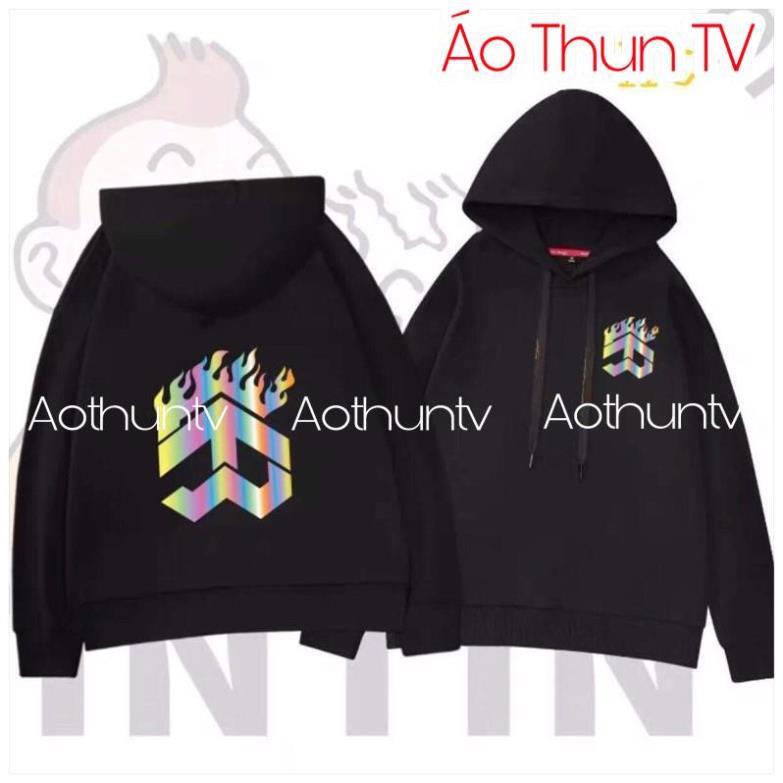 Áo hoodie nữ  Áo hoodie phản quang năm lửa HT12