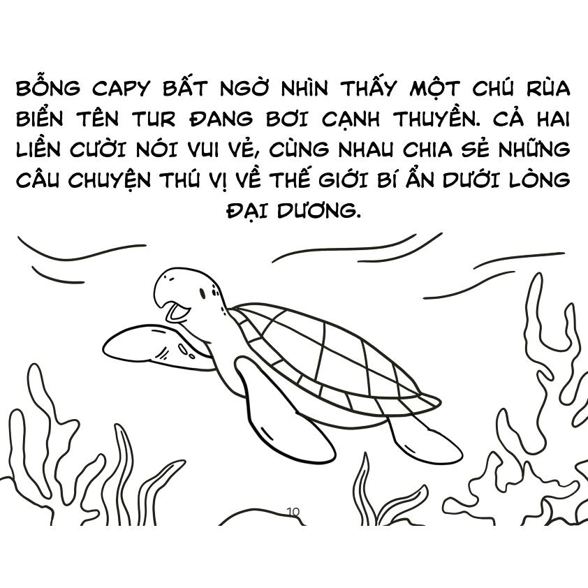 Sách - Hành Trình Bí Mật Của Capybara - Khám Phá Xuyên Đại Dương Của Capybara