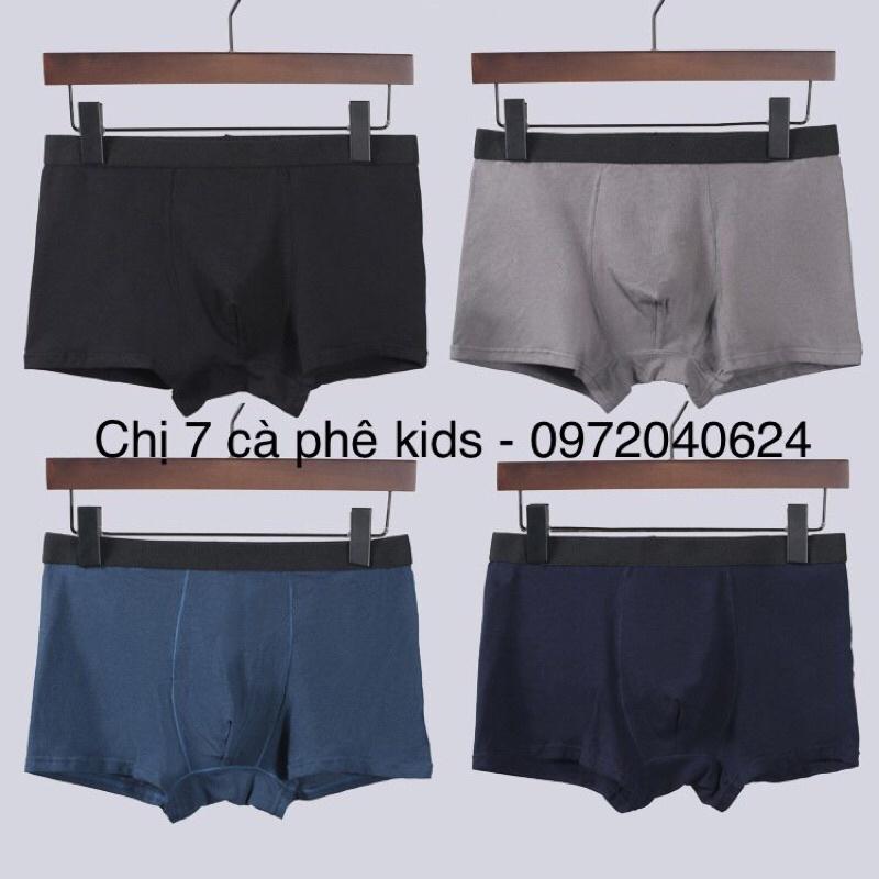 set 4 quần sịp bé trai- quần lót bé trai- quần chíp size 35-85kg ( chọn size )