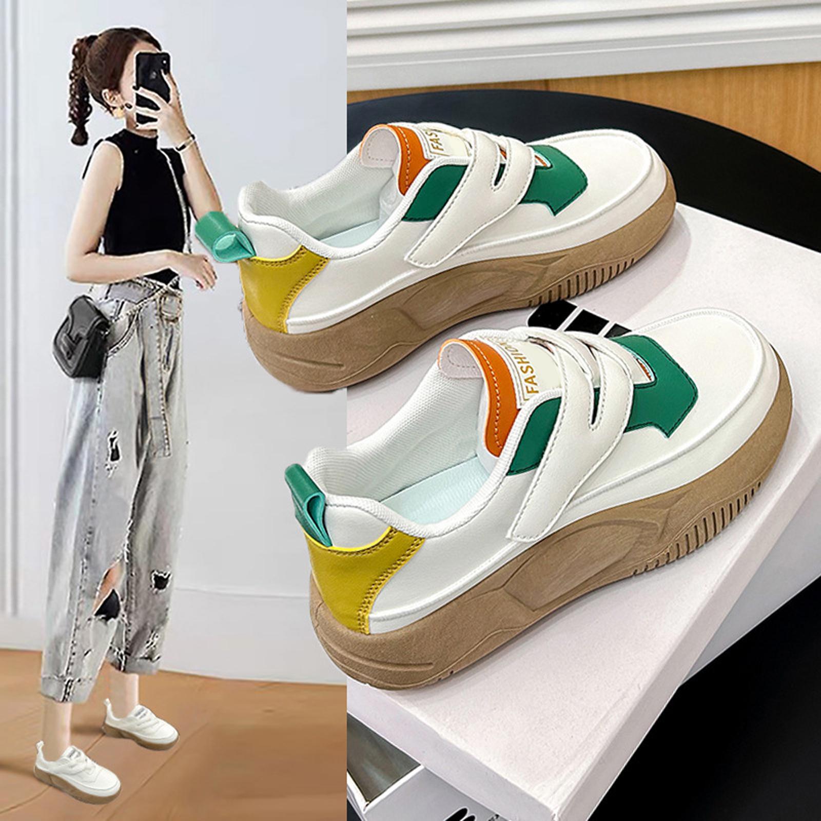 Stylish Women's Casual Shoes, Sport Shoes Comfortable Footwear Non Slip Soles Breathable Slip on Sneakers for Gift Camping Street