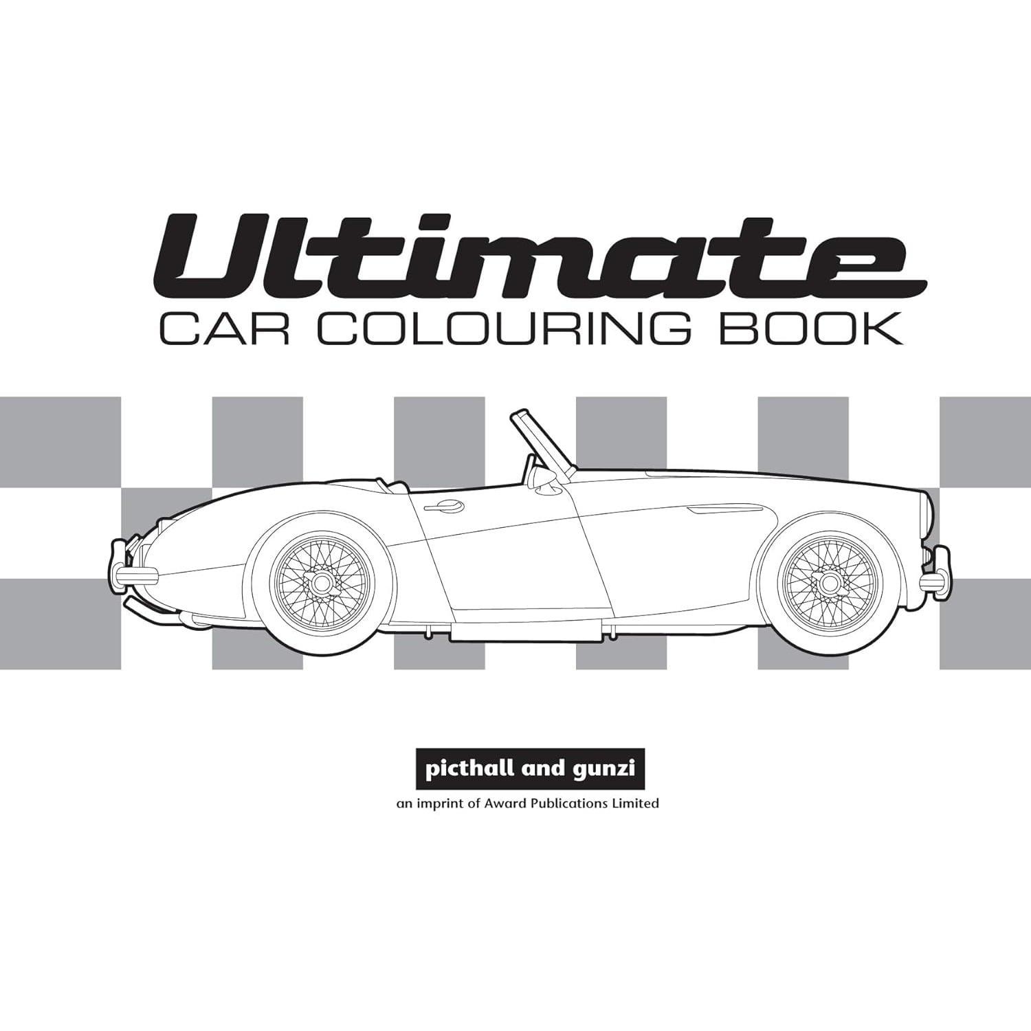Sách Ultimate Car Colouring Book