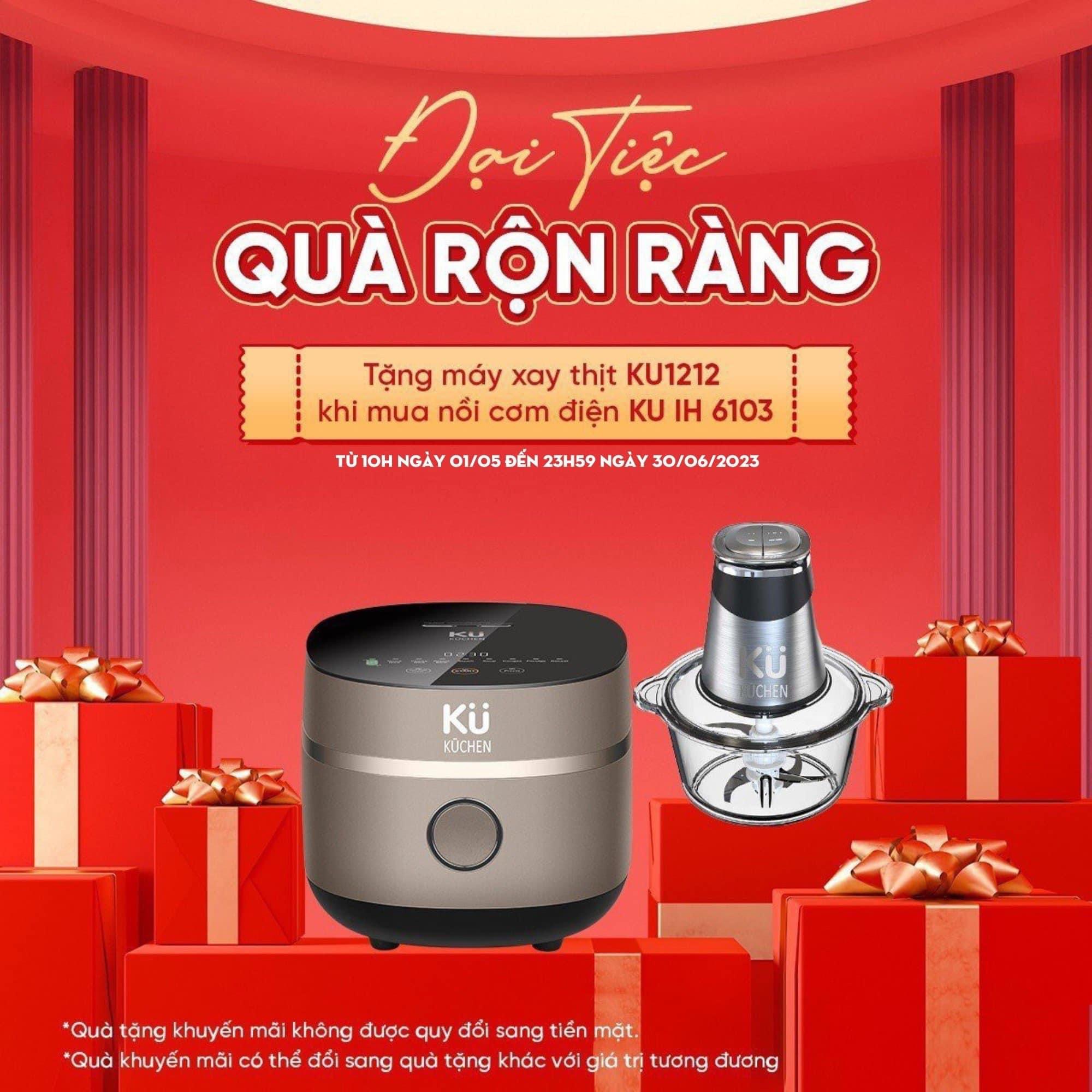 NỒI CƠM CAO TẦN TÁCH ĐƯỜNG KUCHEN - IH6103 - Hàng Chính Hãng