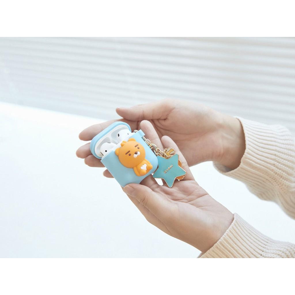 Case Airpod 2 Màu Xanh Little Ryan Kakao Friends Chính Hãng