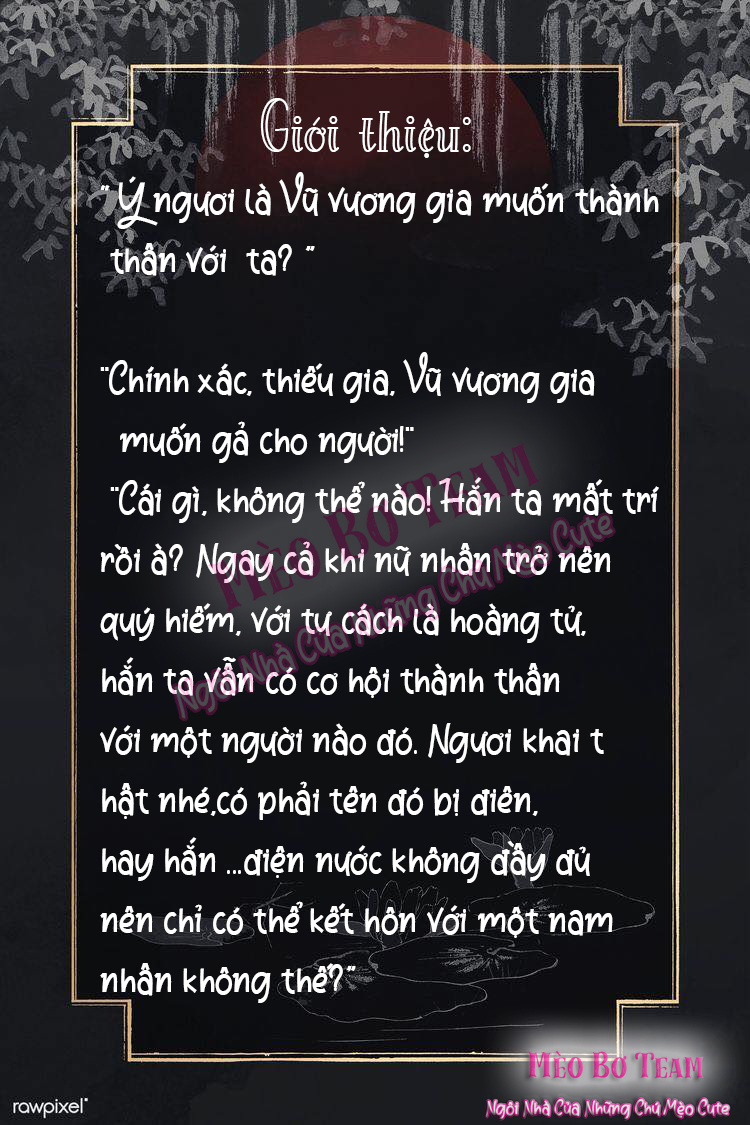 thái tử phi hỗn xược của ta chapter 1.1 1